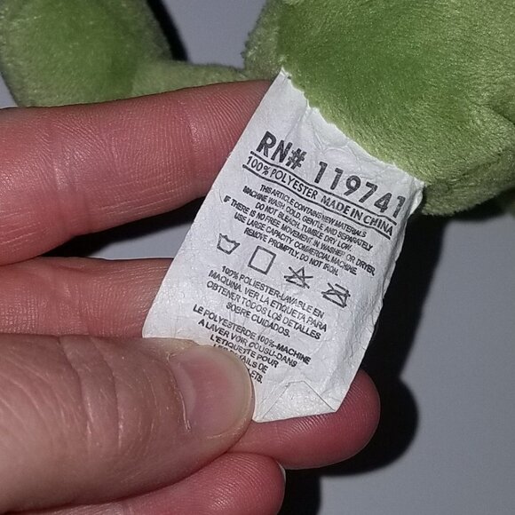 Frog Lovey Plush Small 7" Stuffed Animal Baby Toy RN 119741 - Picture 7 of 7